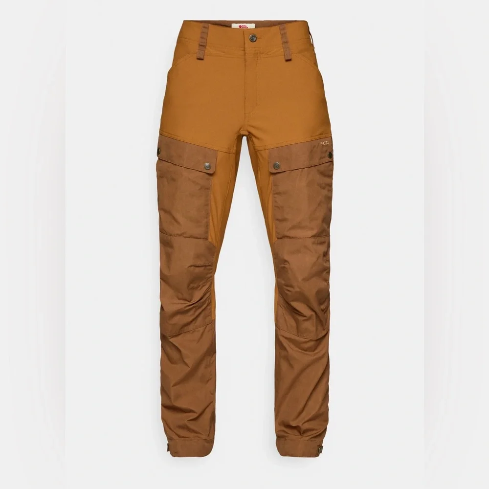 FJALLRAVEN WOMEN’S KEB TROUSERS US 34 TIMBER BROWN - Picture 1 of 9